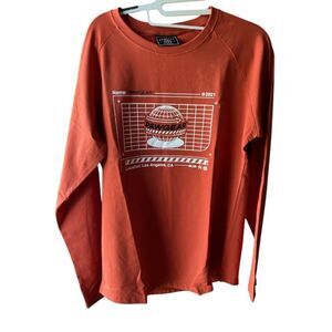 Raw Gear Men's Orange Graphic Long Sleeve T-Shirt‎ | Sz: Small | NWT